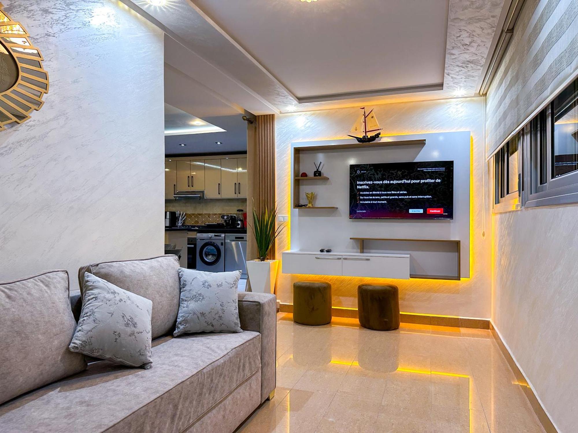 Elite Holiday Home - Luxury & Centric Flat Tanger Exteriör bild