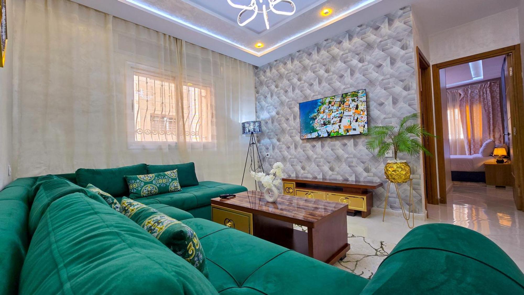 Elite Holiday Home - Luxury & Centric Flat Tanger Exteriör bild